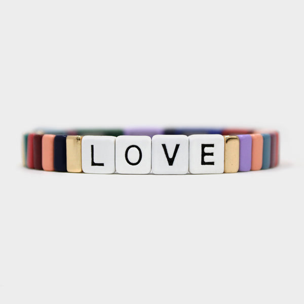 Aspiga Ladies Sustainable Pastel Love Bracelet