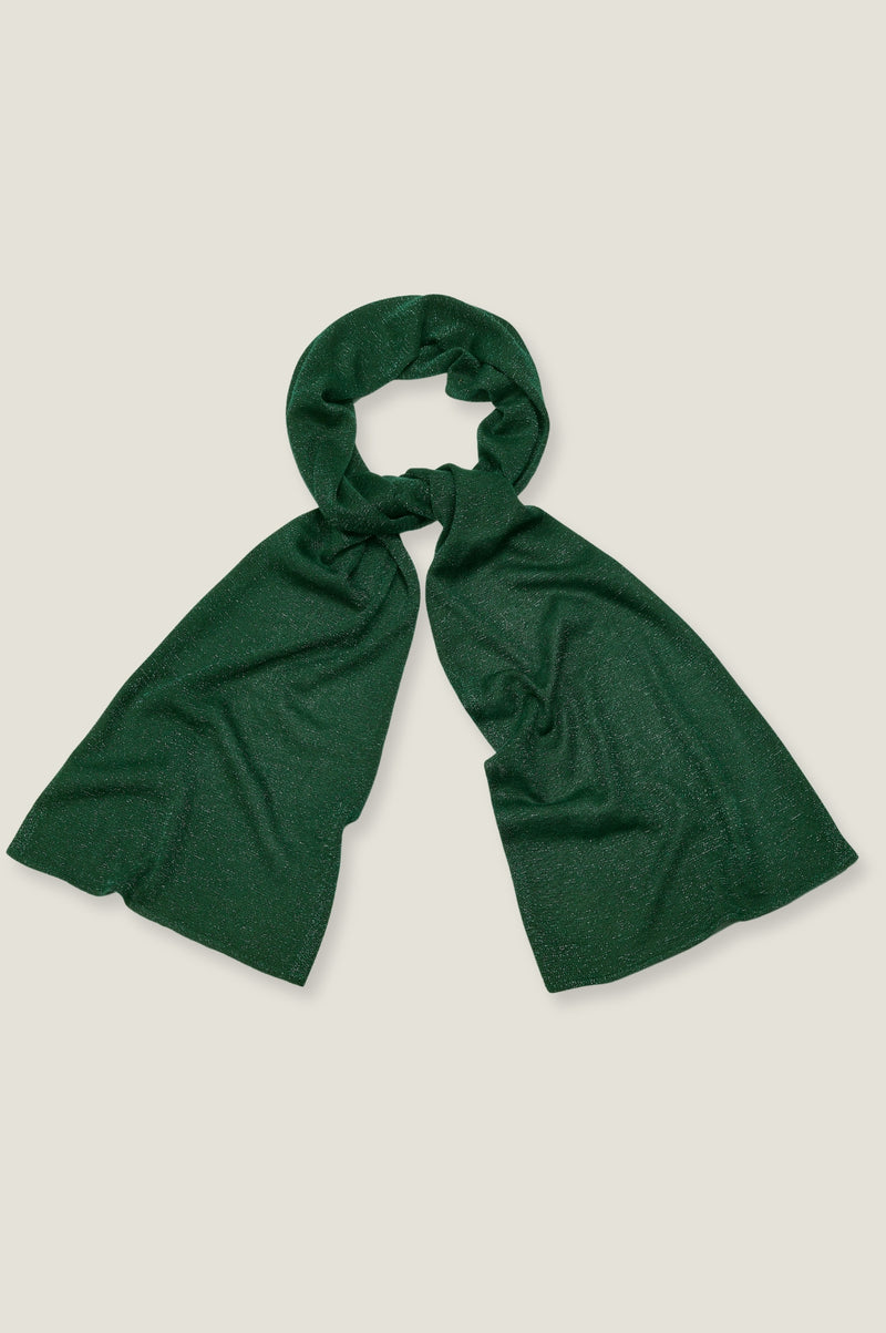 Lurex Scarf | Green/Green