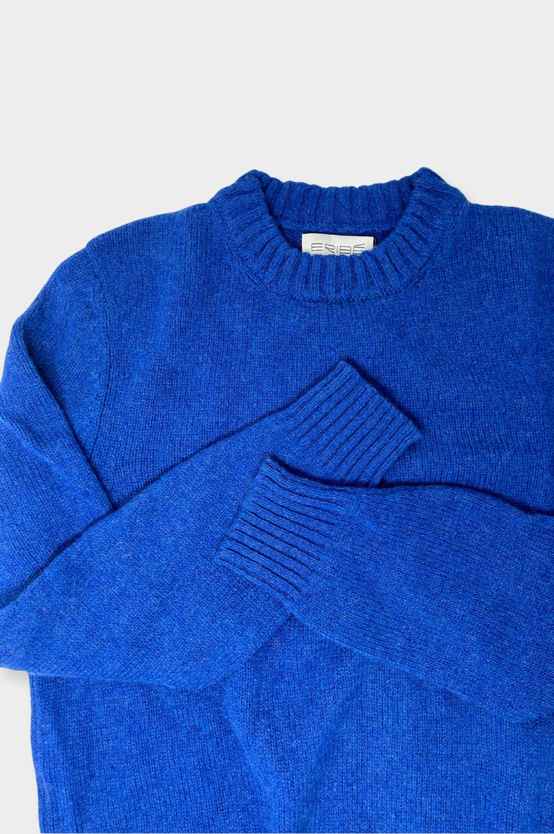 Brora Shetland Sweater | Blue