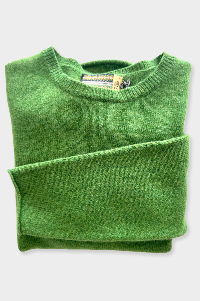 Merino Wool Corry T-Shirt Sweater | Green