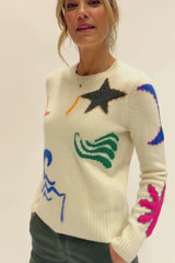 Icons Jumper | White/Multi