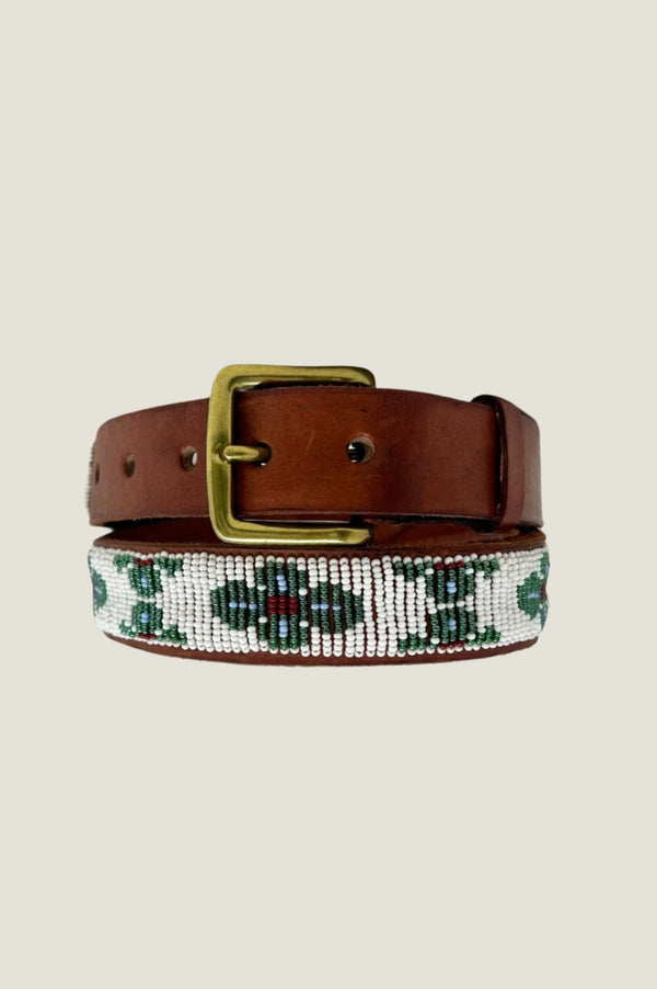 Flower Belt | White/Green