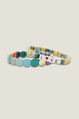 Duo Love Bracelet | Pastel Blue