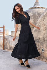 Broderie Sienna Dress | Black