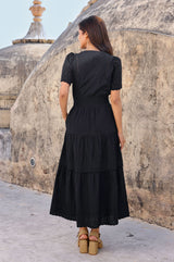 Broderie Sienna Dress | Black