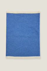 Merino Wool Snood | Serene Blue/Cream