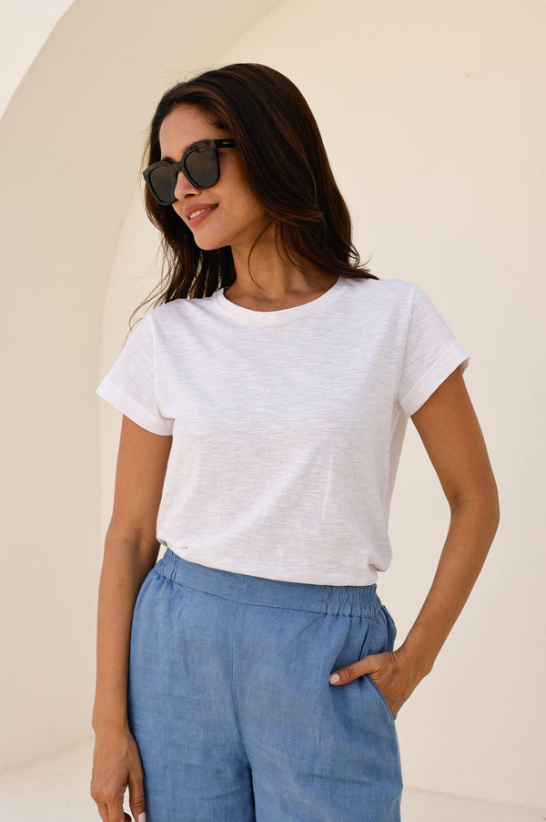 Short T-Shirt | White