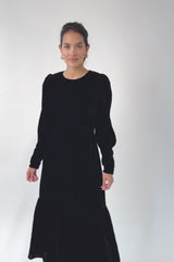 Esmee Velvet Dress | Black