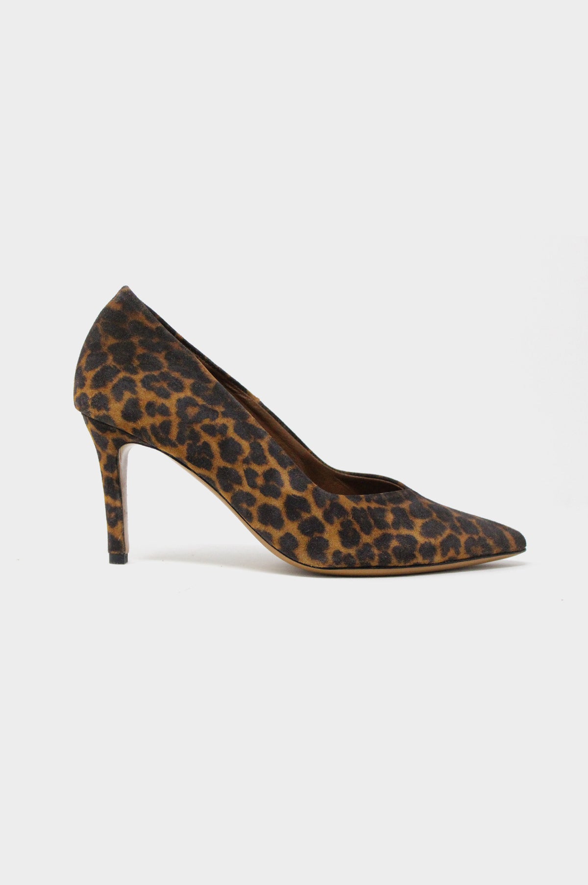 Aspiga Sustainable Ladies Trini Mid Heel Pump Leopard Print