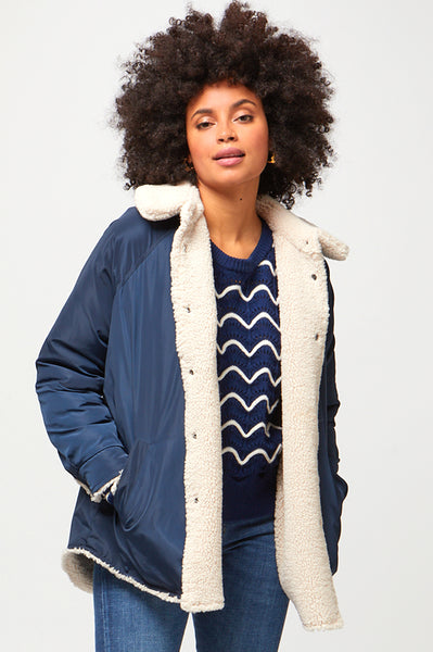 J crew store denim swing jacket