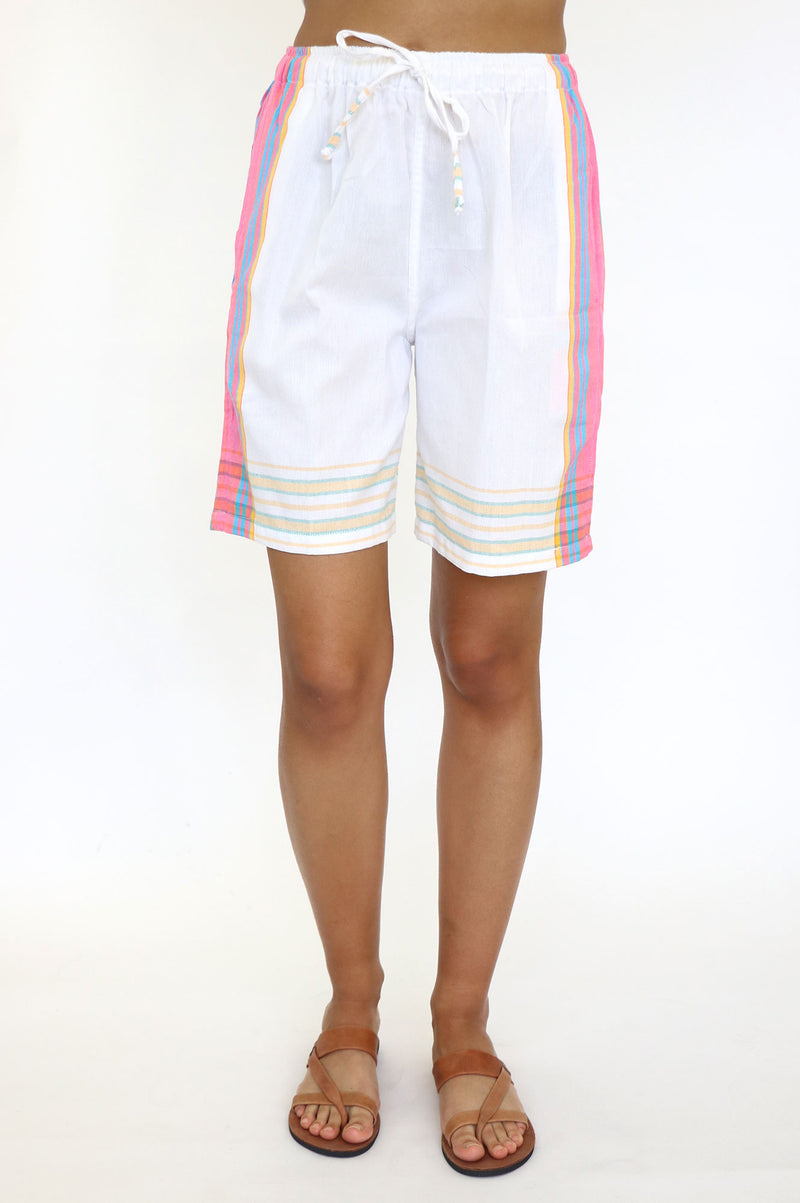 Unisex-Kikoy-Shorts-White-Pink