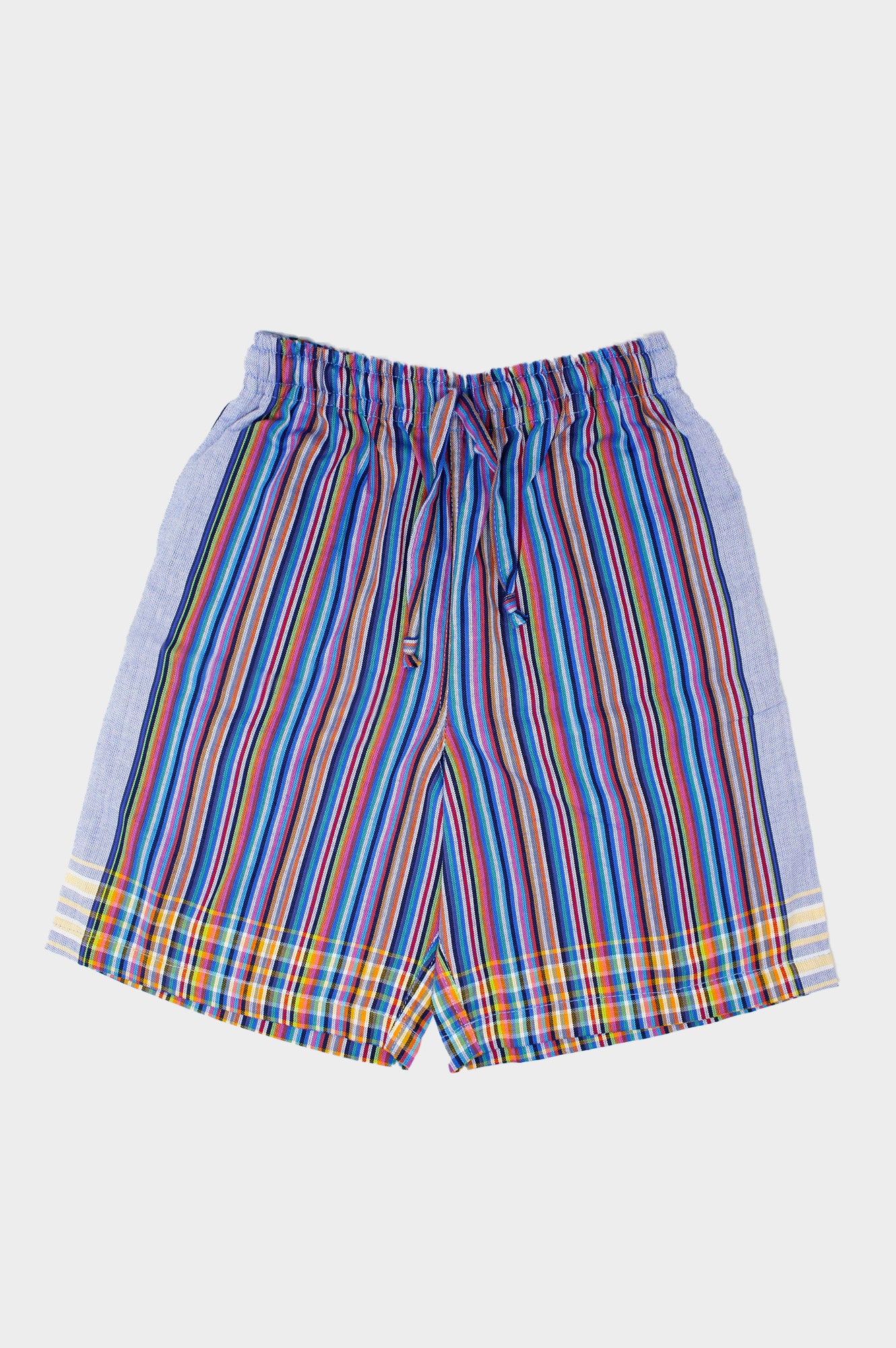 Sustainable Aspiga 100% Cotton Kenyan Kikoy Long Shorts | Blue For ...